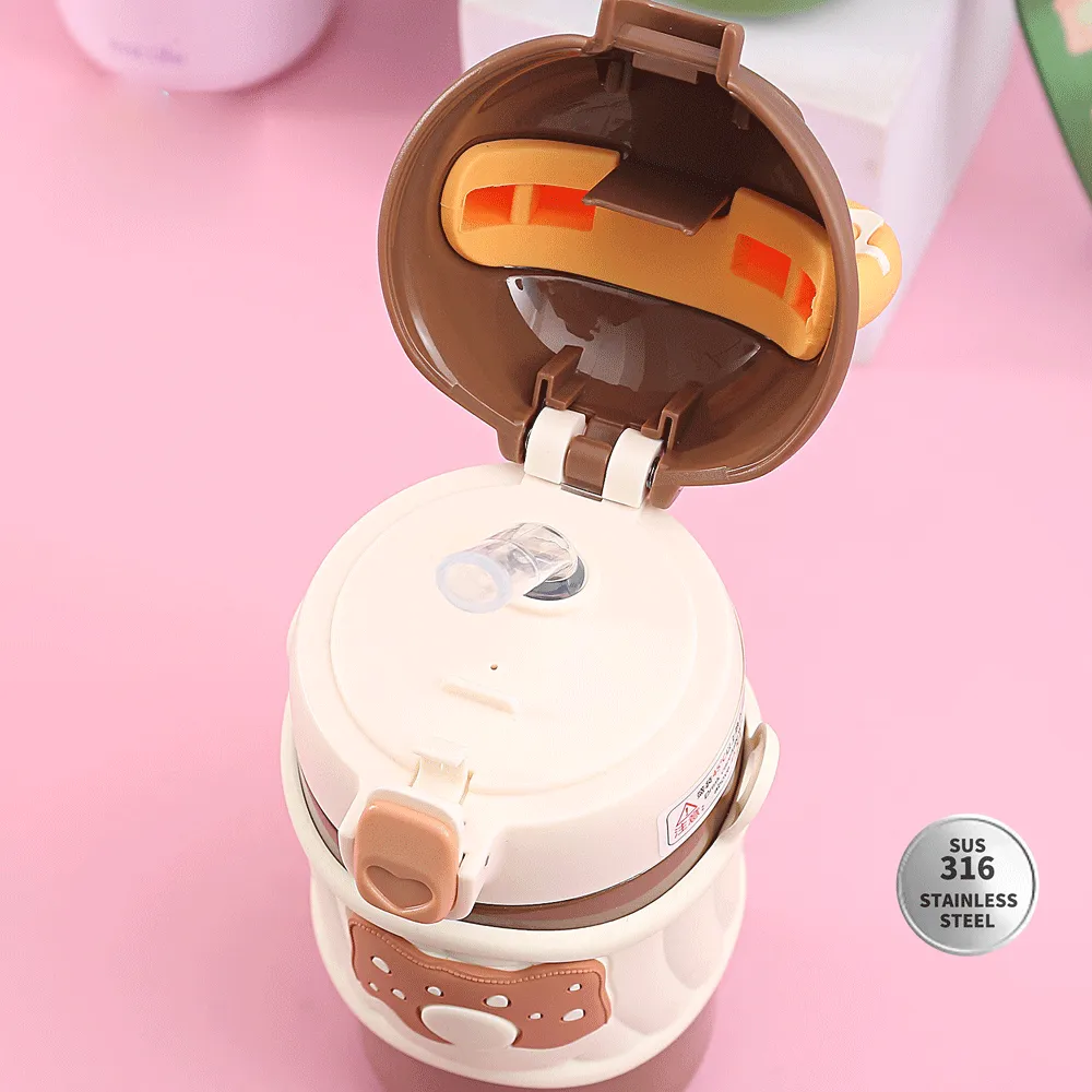 Stylish  Bunny ears sipper water-bottle.(380mL)