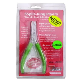 Texas Tackle Split Ring Pliers - Large SR-5L Green Handle