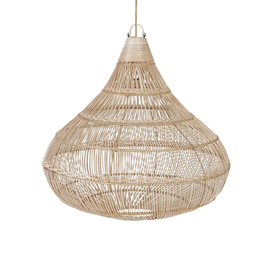 The Drop Pendant or Floor Lamp - Natural - M