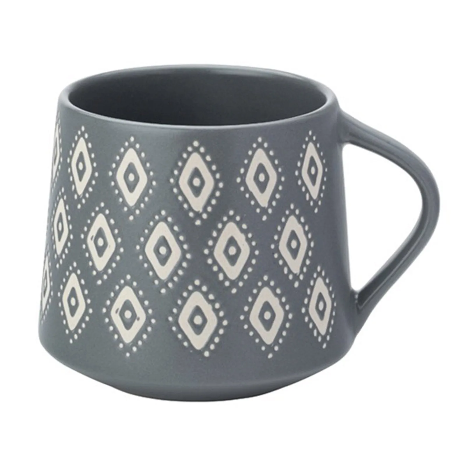 The English Tableware Company Artisan Aztec Mug - Matt Grey