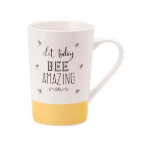 The English Tableware Company Bee Happy Mug - Yellow