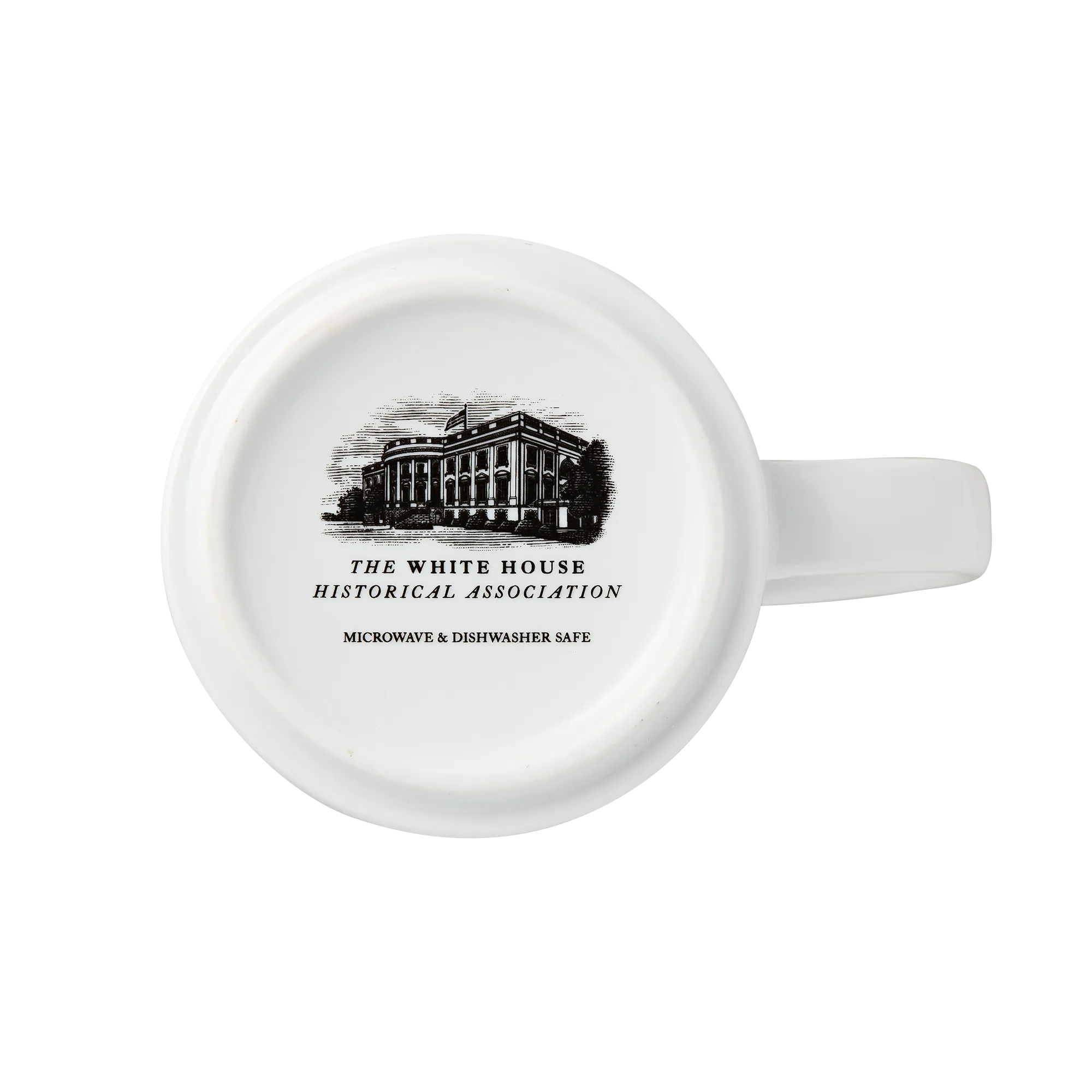 The People's House Black and White Logo Mug