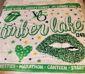 Timber Lake Camp Fleece Blanket