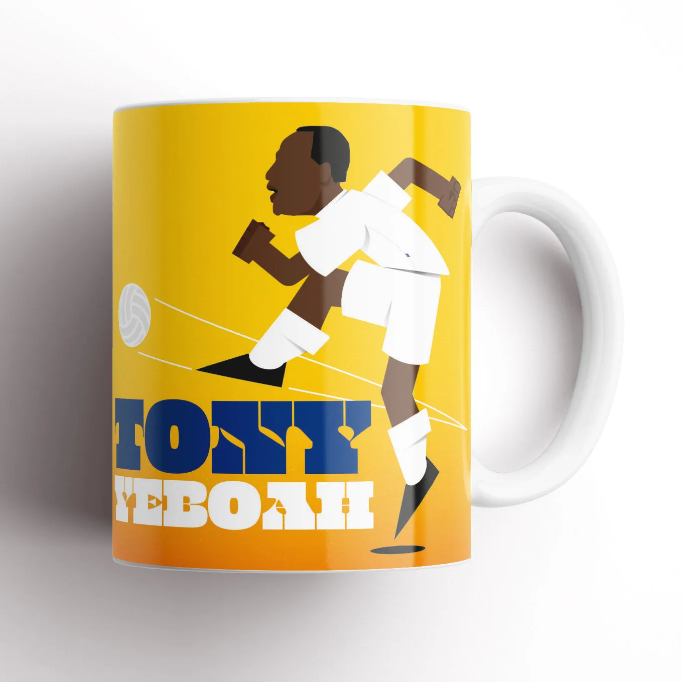 Tony Yeboah Illustrated Yellow Mug