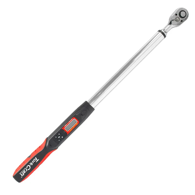 TORK CRAFT DIGITAL TORQUE WRENCH 1/2' X 10 -200NM 2% ACC. 0.01 RES. 36 X GEAR TCTQ12200