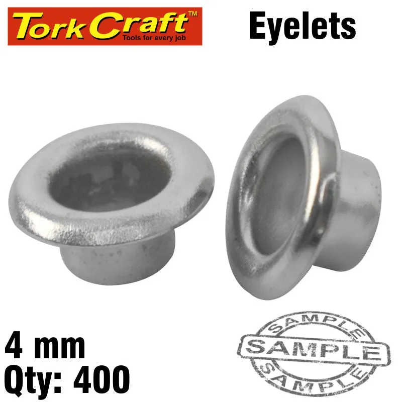 TORK CRAFT SPARE EYELETS 4MM X 400PC FOR TC4300 TC4301