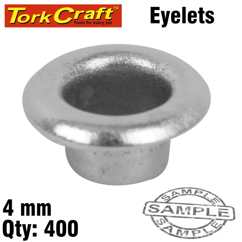 TORK CRAFT SPARE EYELETS 4MM X 400PC FOR TC4300 TC4301