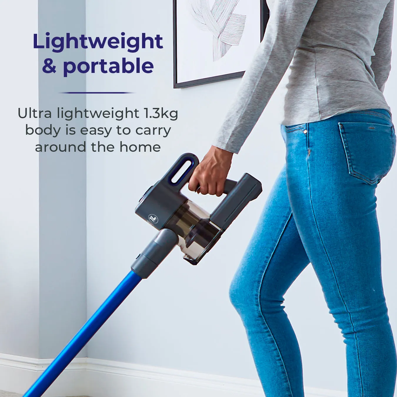 Tower VL40 Pro Pet 22.2V Cordless 3-IN-1 DC Vacuum Cleaner - Blue