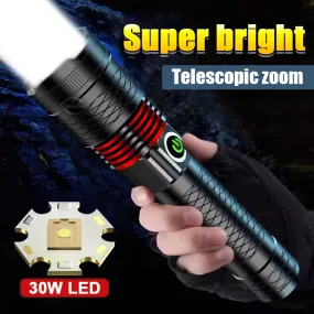 Ultra Powerful Torch Lamp Lighting 2000M Powerful Long Range Flashlight Tactical Lantern XHP360 Rechargeable Flashlight Hunting