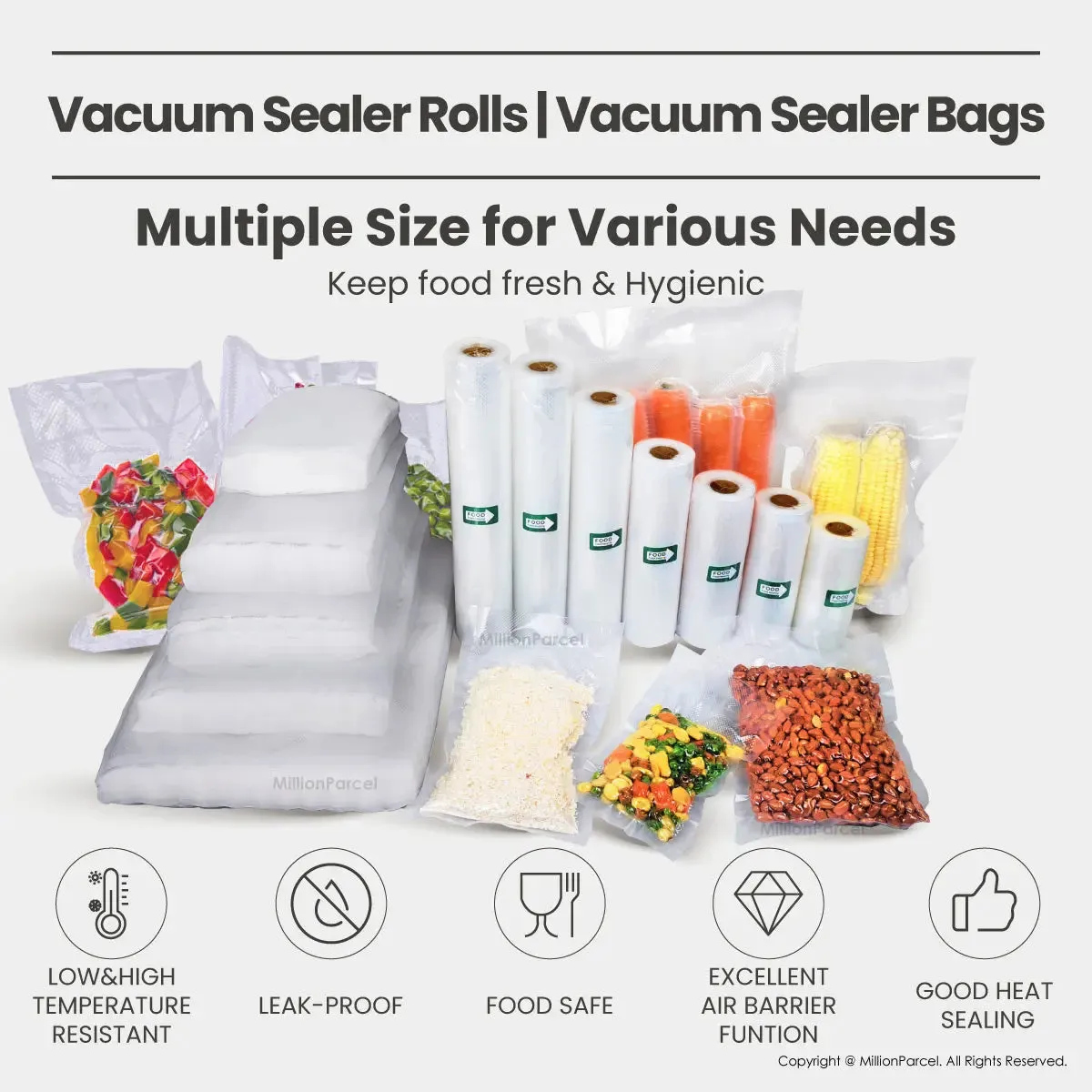 Vacuum Sealer Roll | Vacuum Sealer Bag