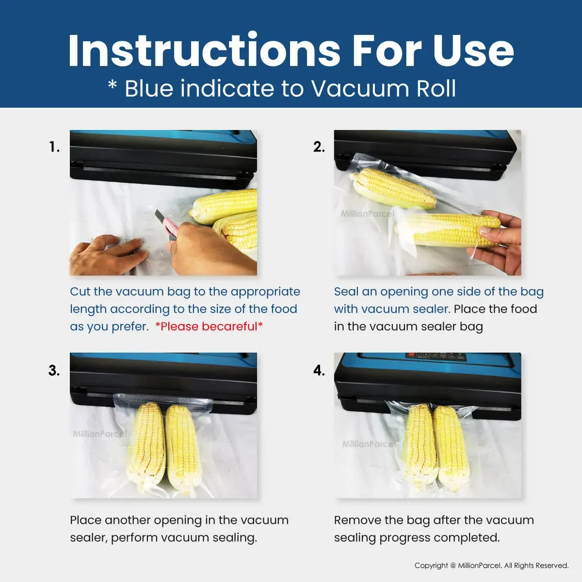 Vacuum Sealer Roll | Vacuum Sealer Bag