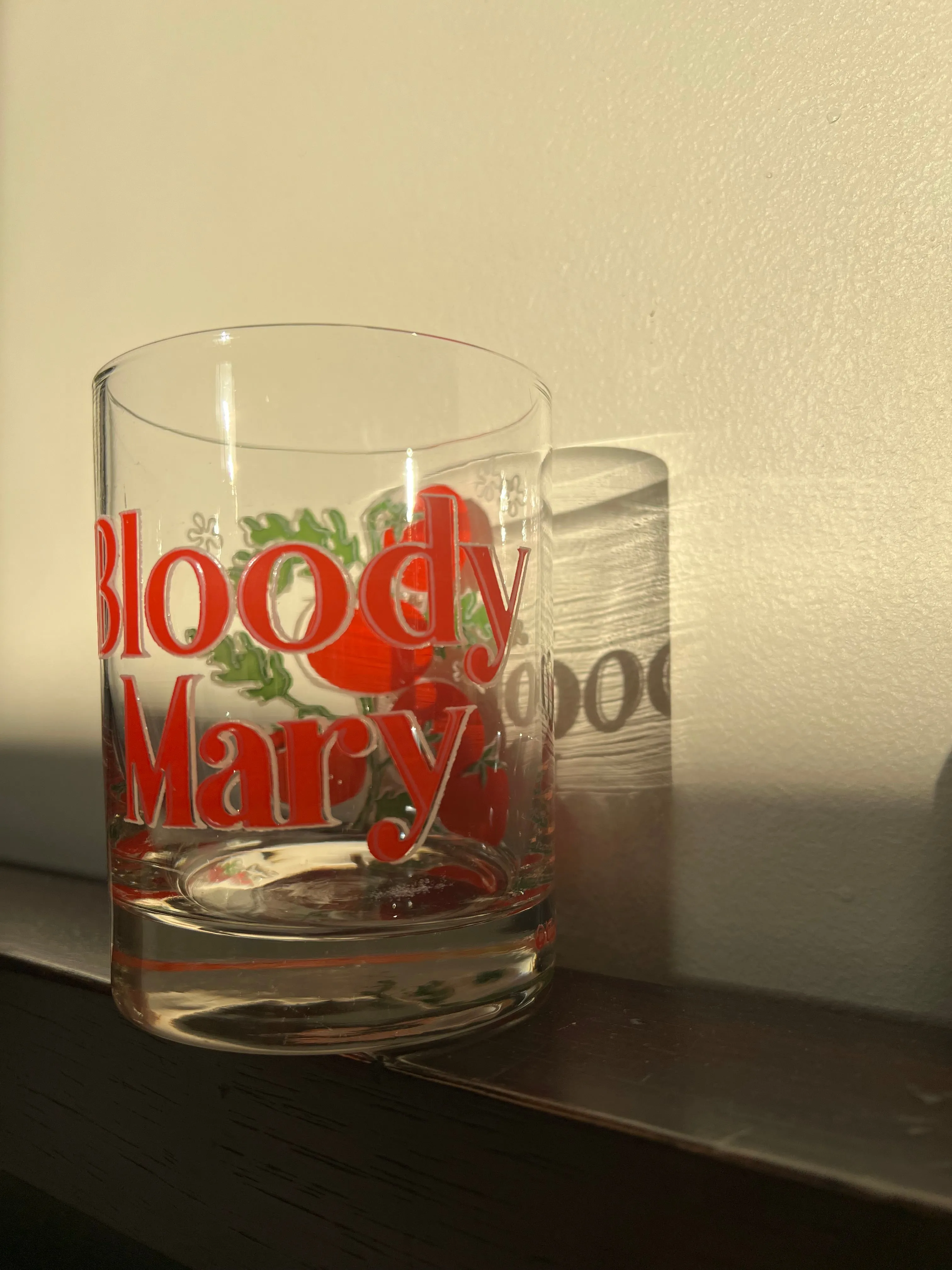 Vintage Bloody Mary Glass