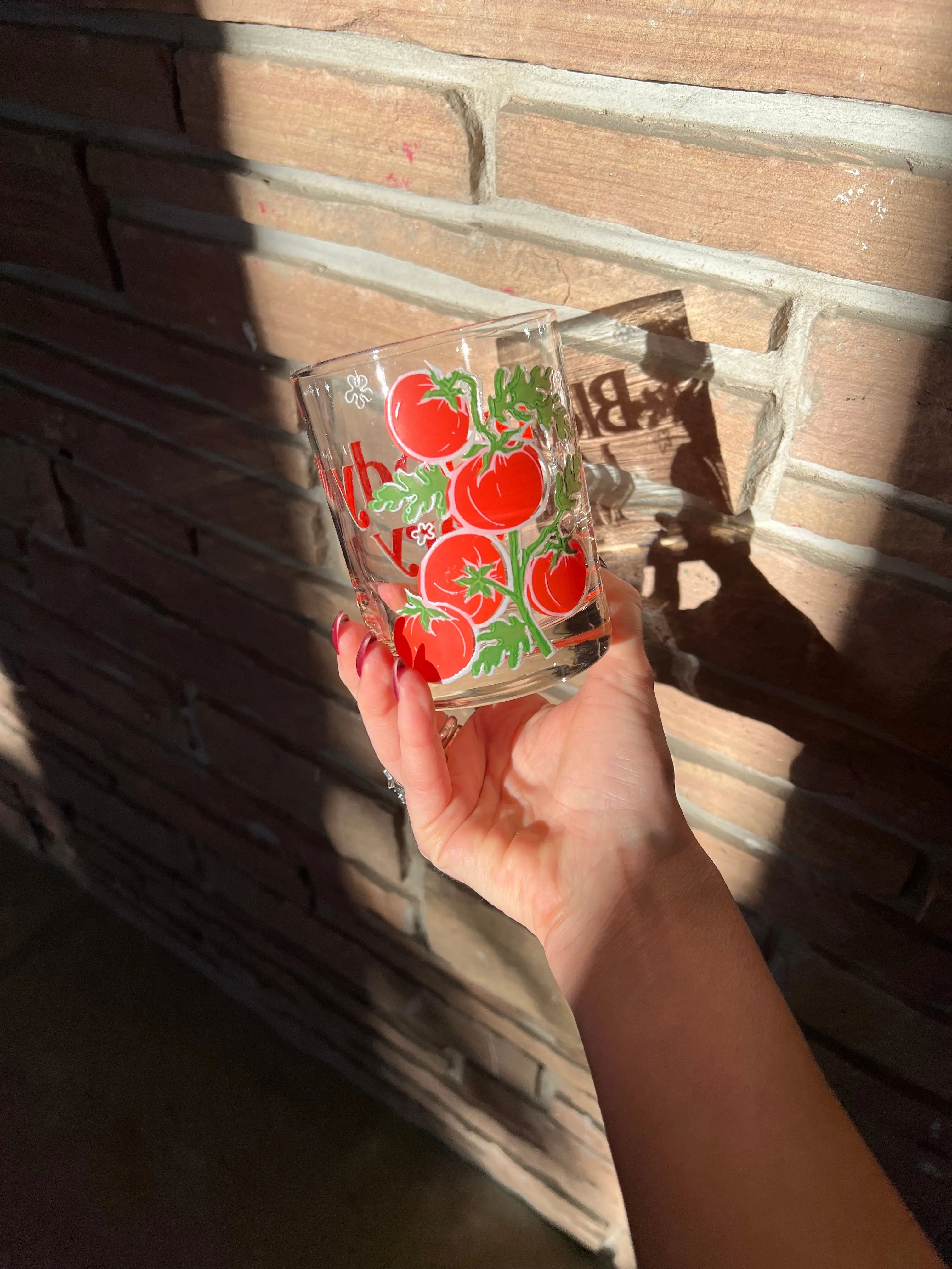 Vintage Bloody Mary Glass