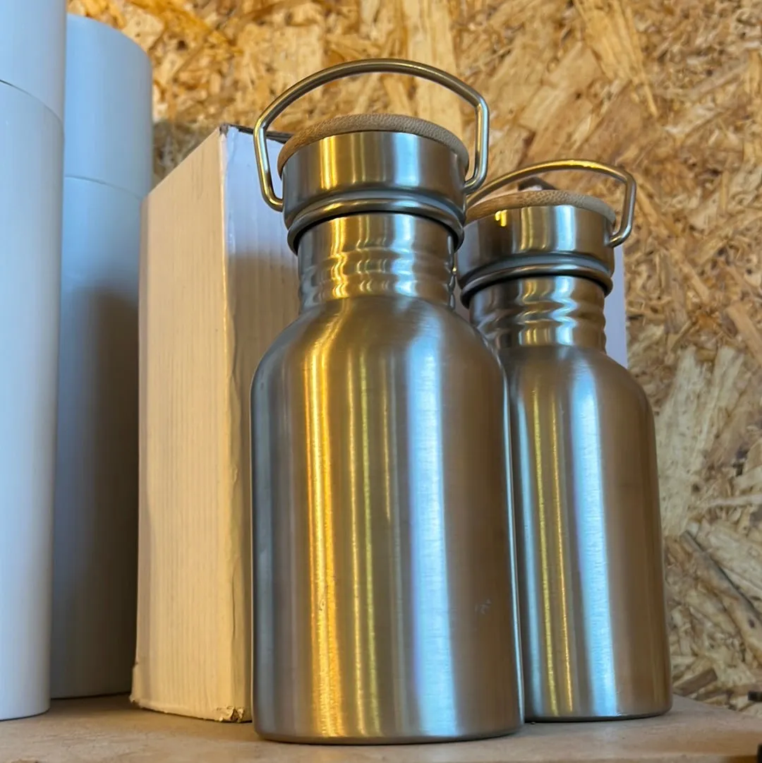 Water Bottle Bamboo Steel