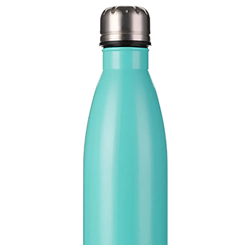 Water Bottles - COLOURED - Bowling - 500ml - Aqua