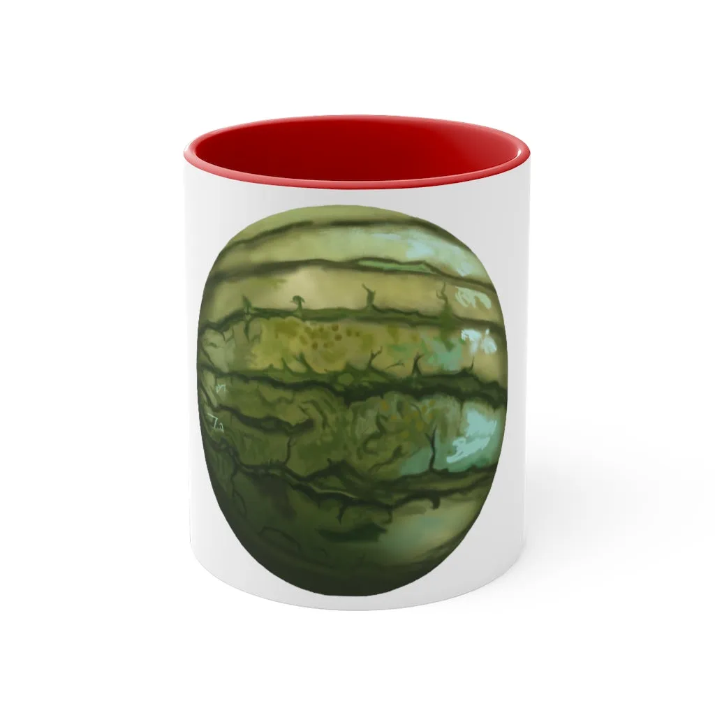 Watermelon Accent Coffee Mug, 11oz