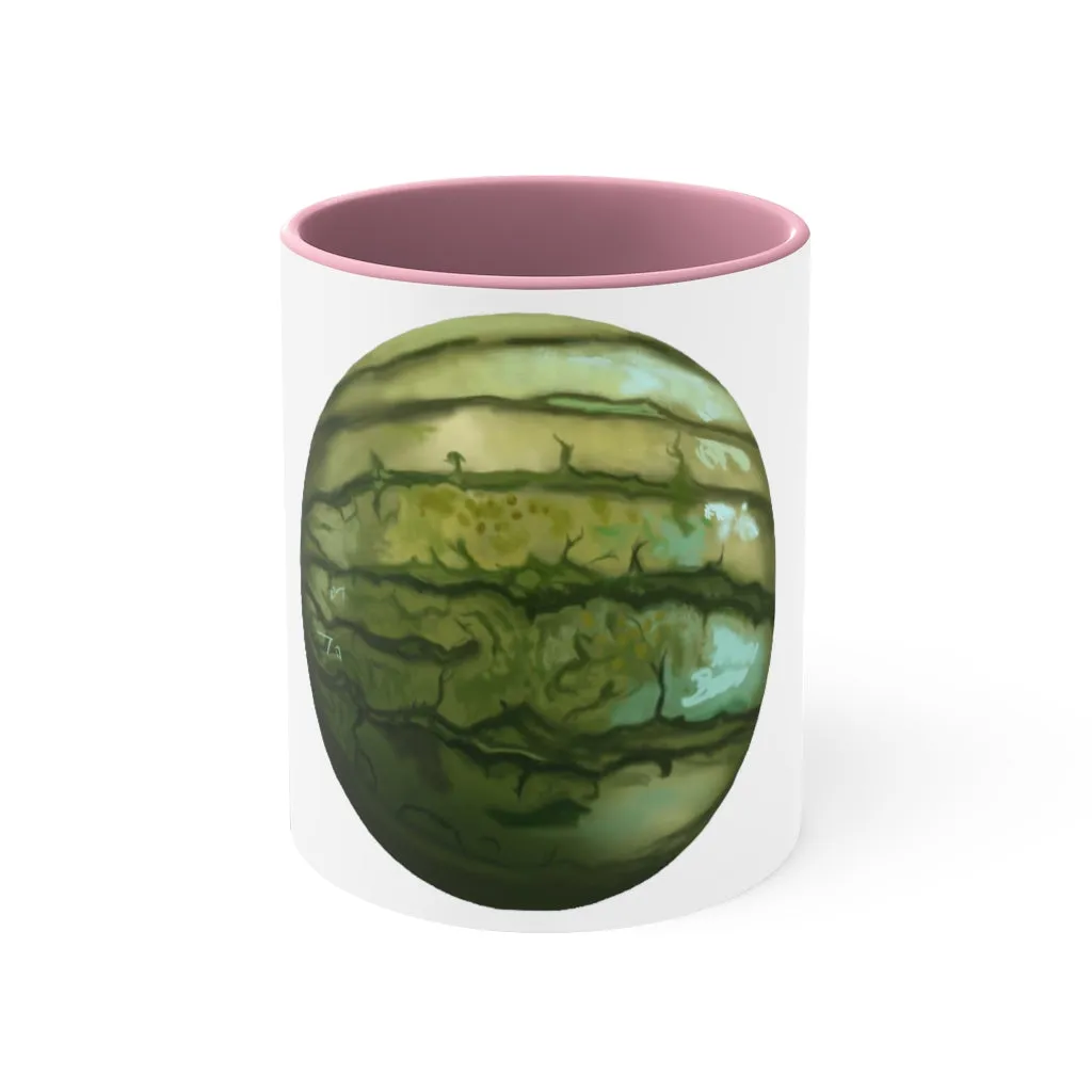 Watermelon Accent Coffee Mug, 11oz