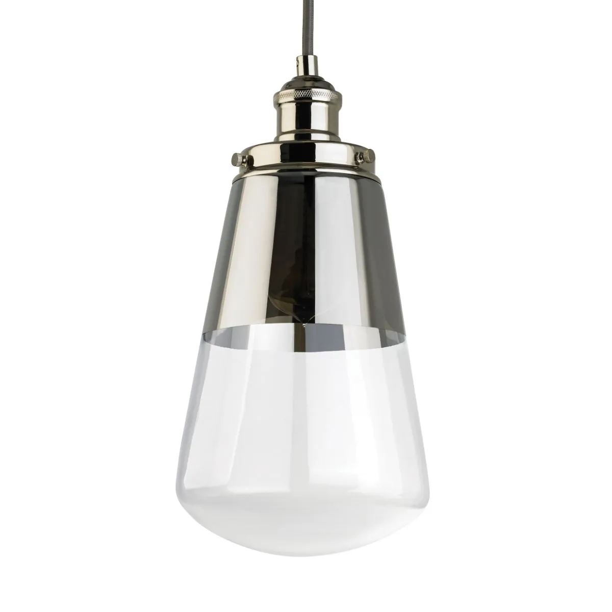 Waveform 8 In. Pendant Light Nickel Finish