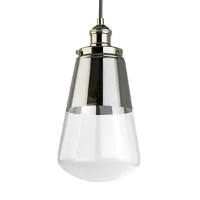 Waveform 8 In. Pendant Light Nickel Finish