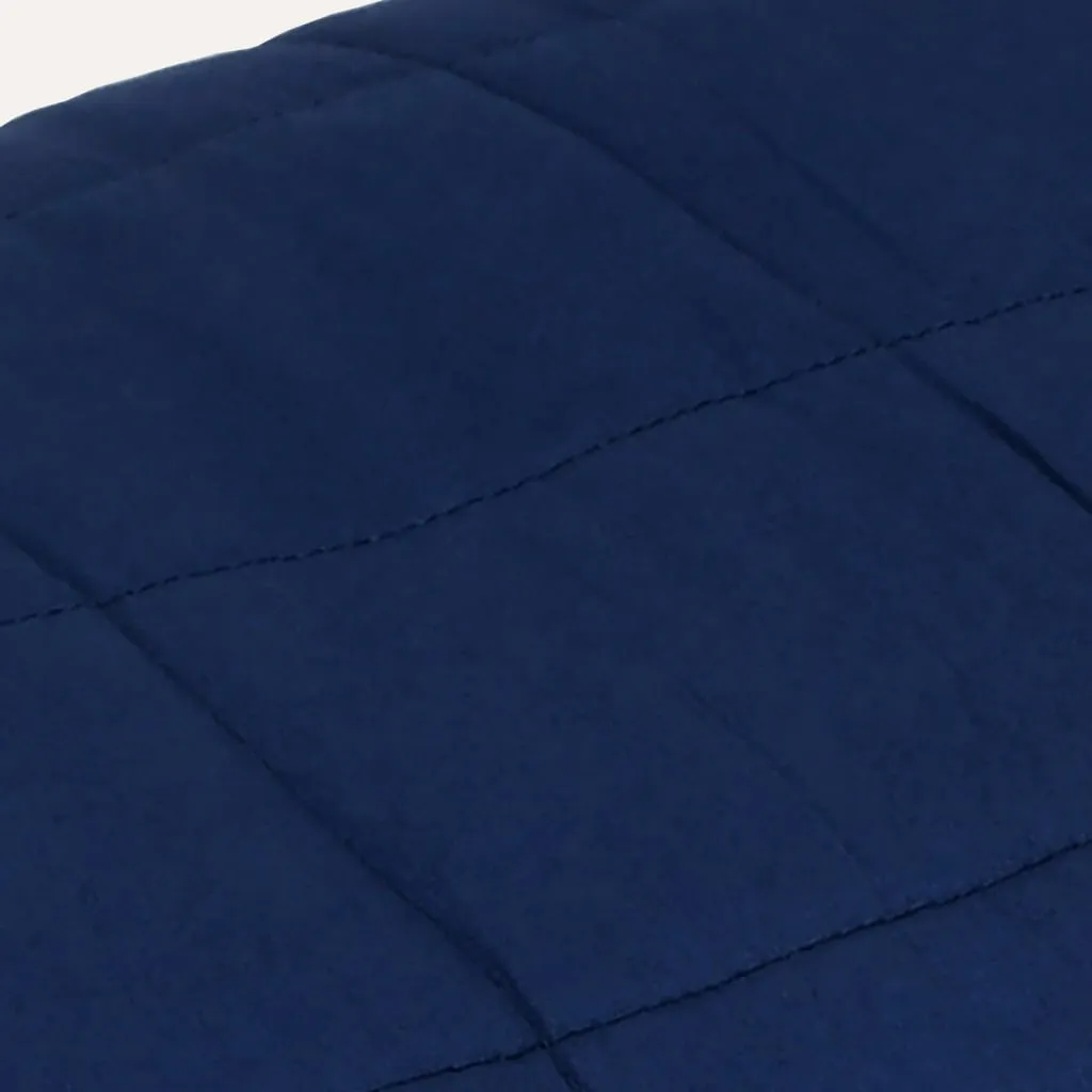 Weighted Blanket Blue 135x200 cm Single 10 kg Fabric