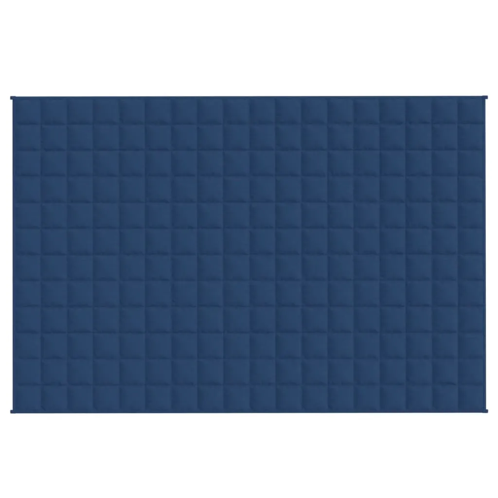 Weighted Blanket Blue 135x200 cm Single 6 kg Fabric