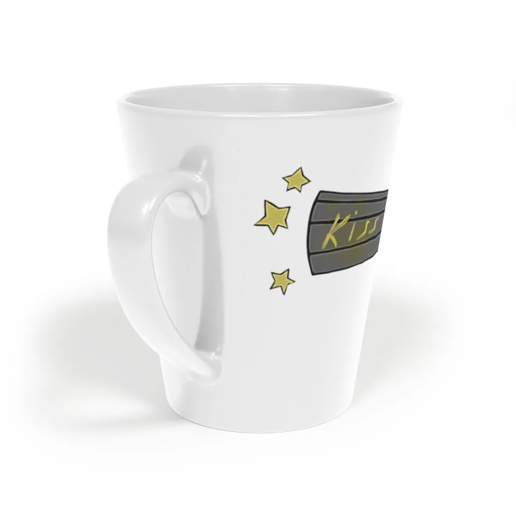 Yellow Gun Latte Mug, 12oz