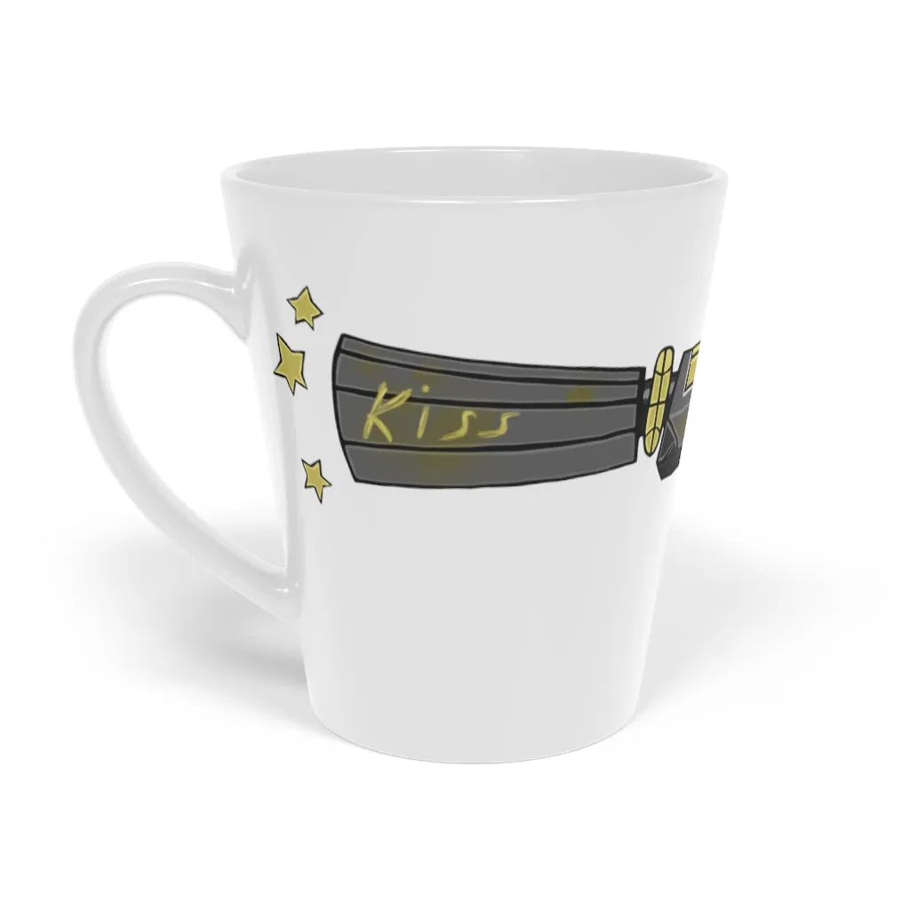 Yellow Gun Latte Mug, 12oz