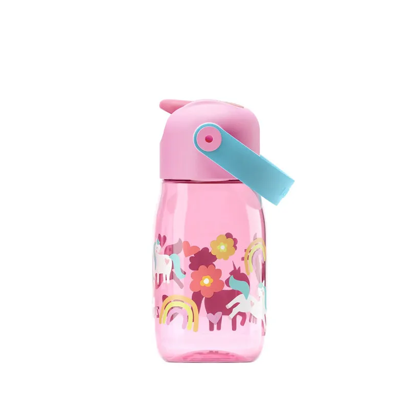 Zoku Anzesu Kids Flip Straw Plastic Bottle | 3 x 7 inches